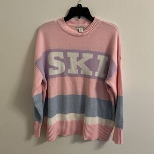 Sincerely Jules colorblock crewneck sweater, Small
